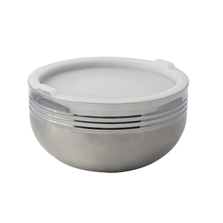 Bon Chef Cold Wave Bowl & Stacking Cover  12" Dia X 6 1/2" H  7 Qt 9316